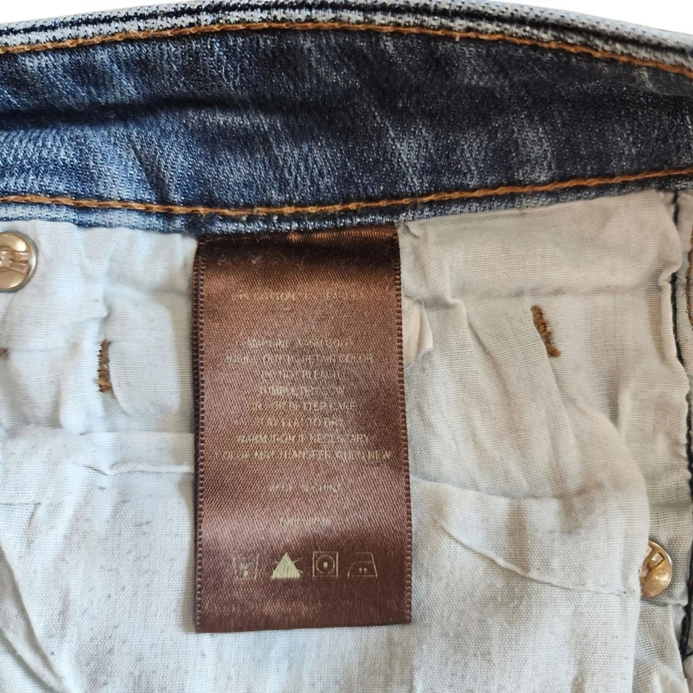 Kut From The Kloth Size 4 Mid Rise Straight Jeans Light Wash - Picture 9 of 10